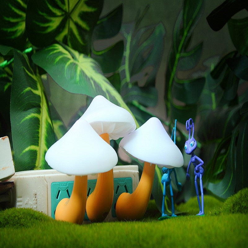 Mushroom Wall Socket Lamp