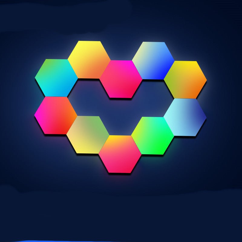 Hexagon Color-Changing Wall Light