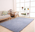 Fluffy White Area Rug