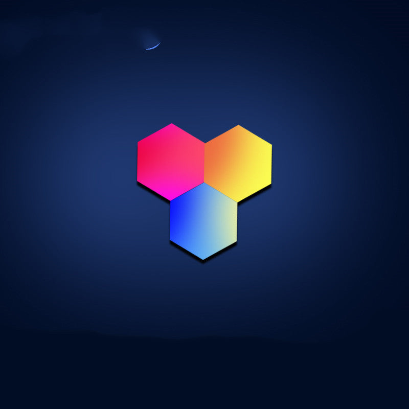 Hexagon Color-Changing Wall Light