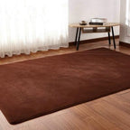 Fluffy White Area Rug